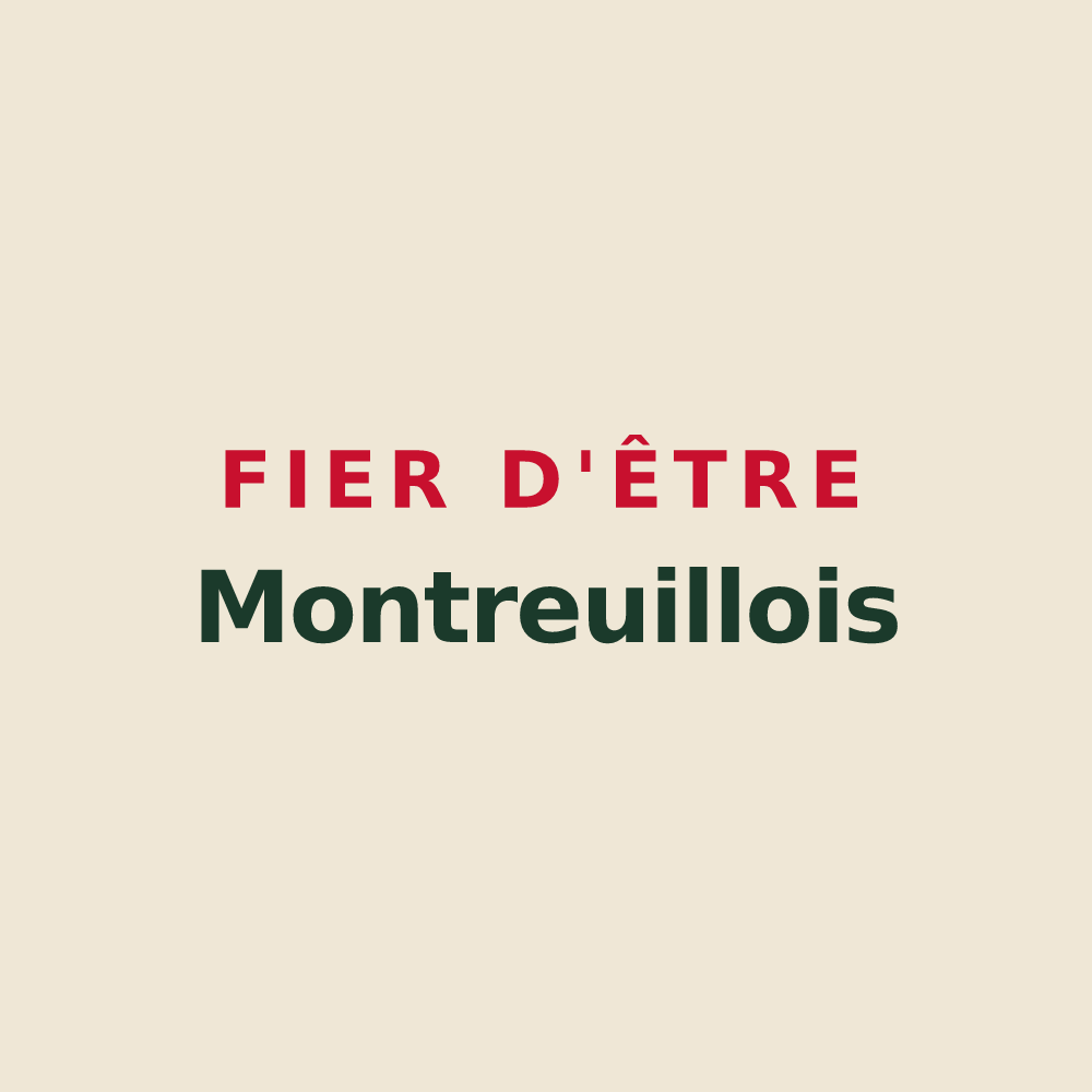 Tote bag « Fier d'être Montreuillois » — design pour Montreuil-sur-Brêche