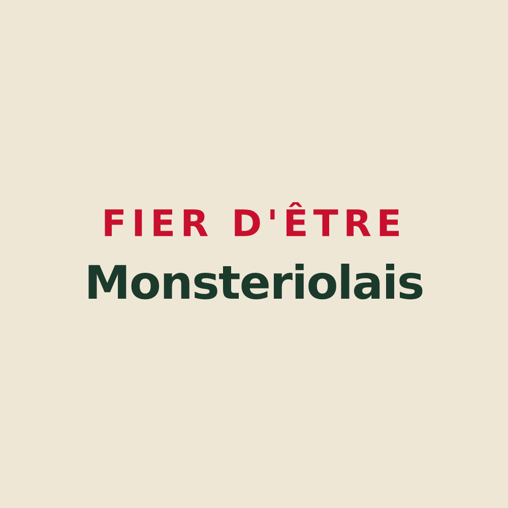 Tote bag « Fier d'être Monsteriolais » — design pour Montreuil-sur-Loir