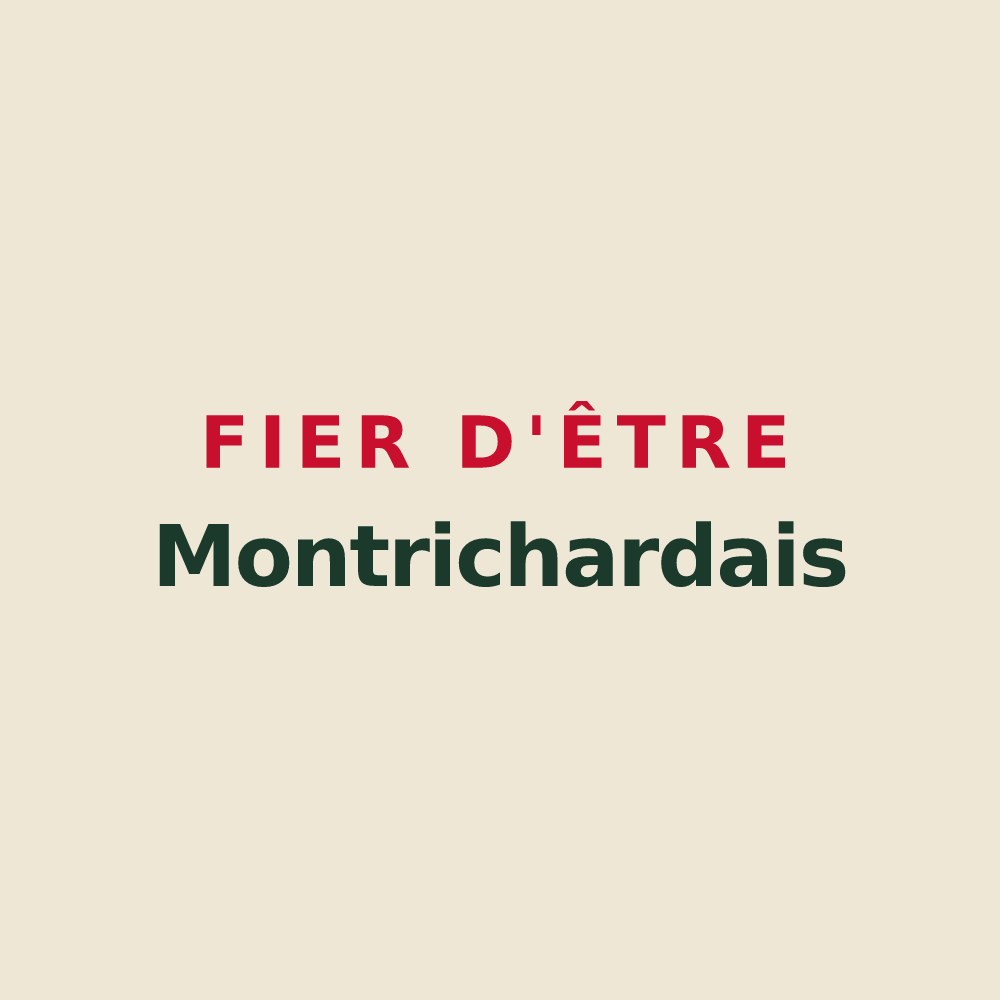 Tote bag « Fier d'être Montrichardais » — design pour Montrichard Val de Cher