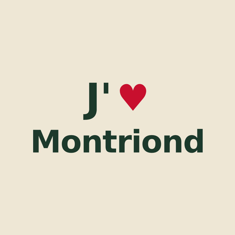 Tote bag personnalisé Montriond — design J'aime Montriond