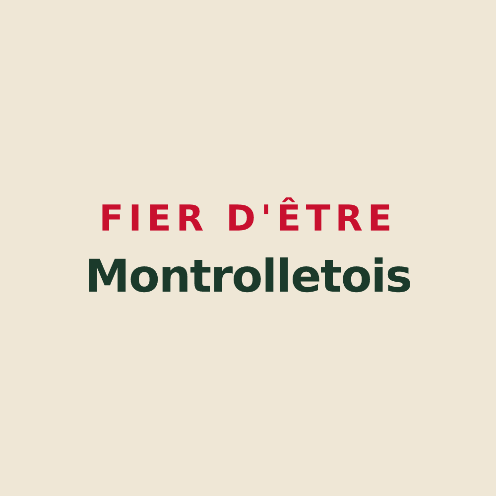 Tote bag « Fier d'être Montrolletois » — design pour Montrollet