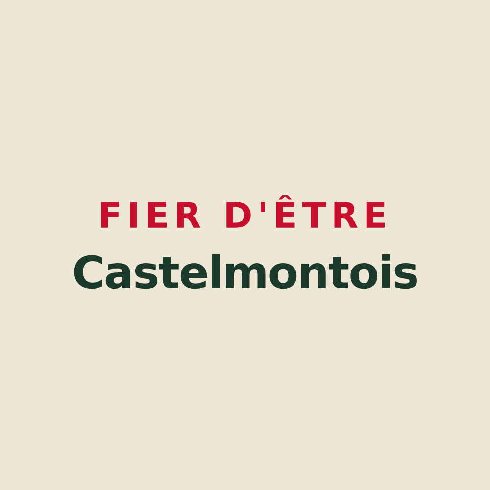 Tote bag « Fier d'être Castelmontois » — design pour Montrond-le-Château