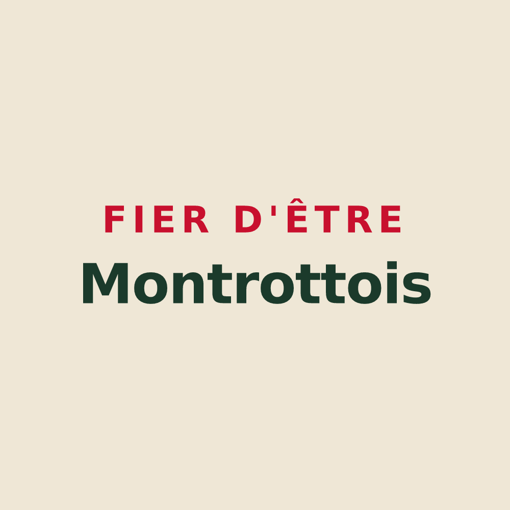 Tote bag « Fier d'être Montrottois » — design pour Montrottier