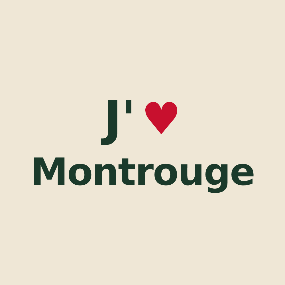 Tote bag personnalisé Montrouge — design J'aime Montrouge