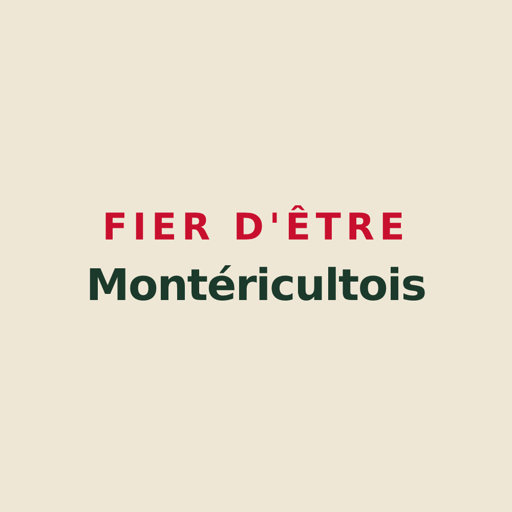 Tote bag « Fier d'être Montéricultois » — design pour Montry