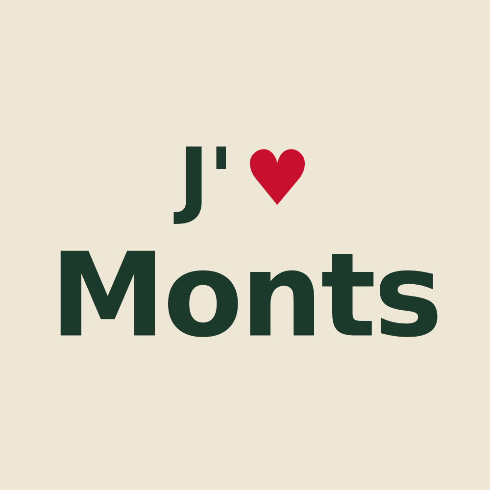 Tote bag personnalisé Monts — design J'aime Monts