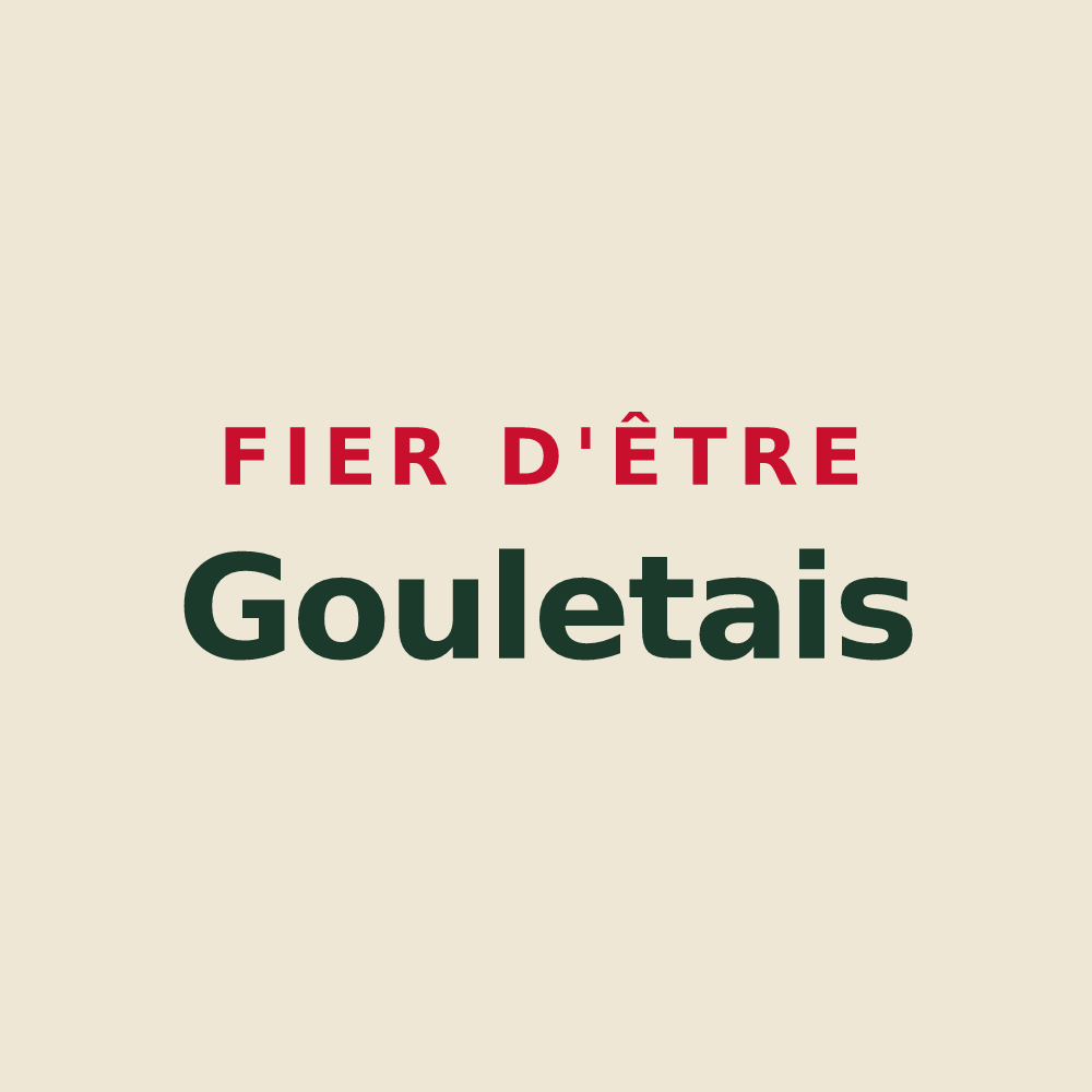 Tote bag « Fier d'être Gouletais » — design pour Monts-sur-Orne