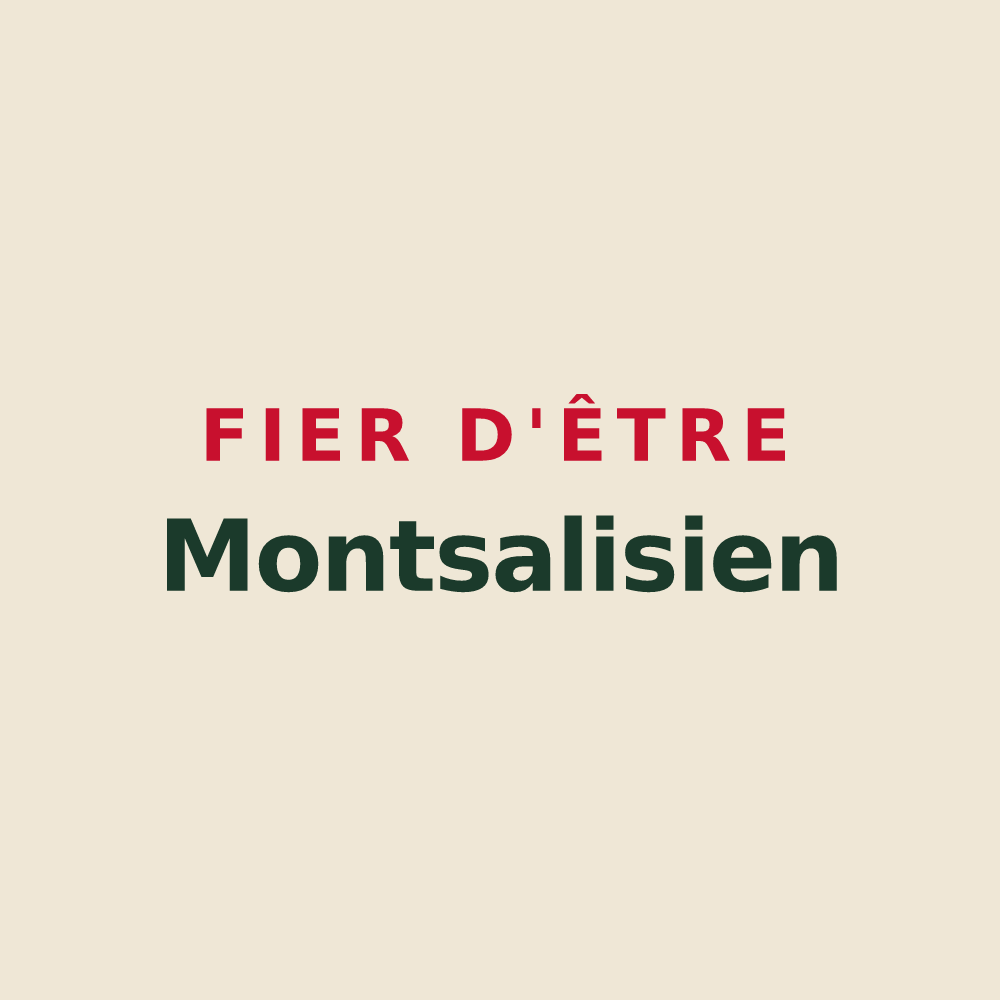 Tote bag « Fier d'être Montsalisien » — design pour Montsalès
