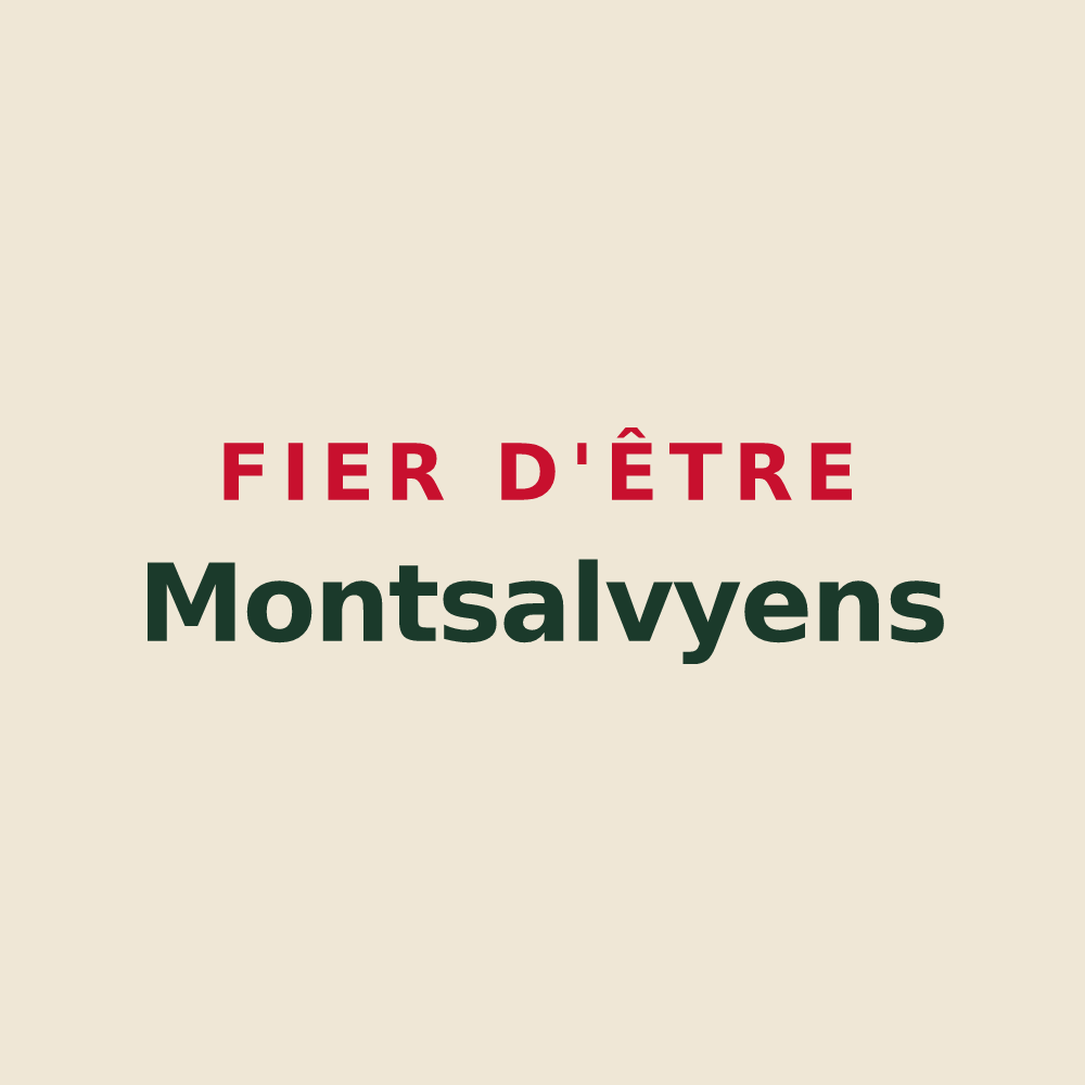 Tote bag « Fier d'être Montsalvyens » — design pour Montsalvy