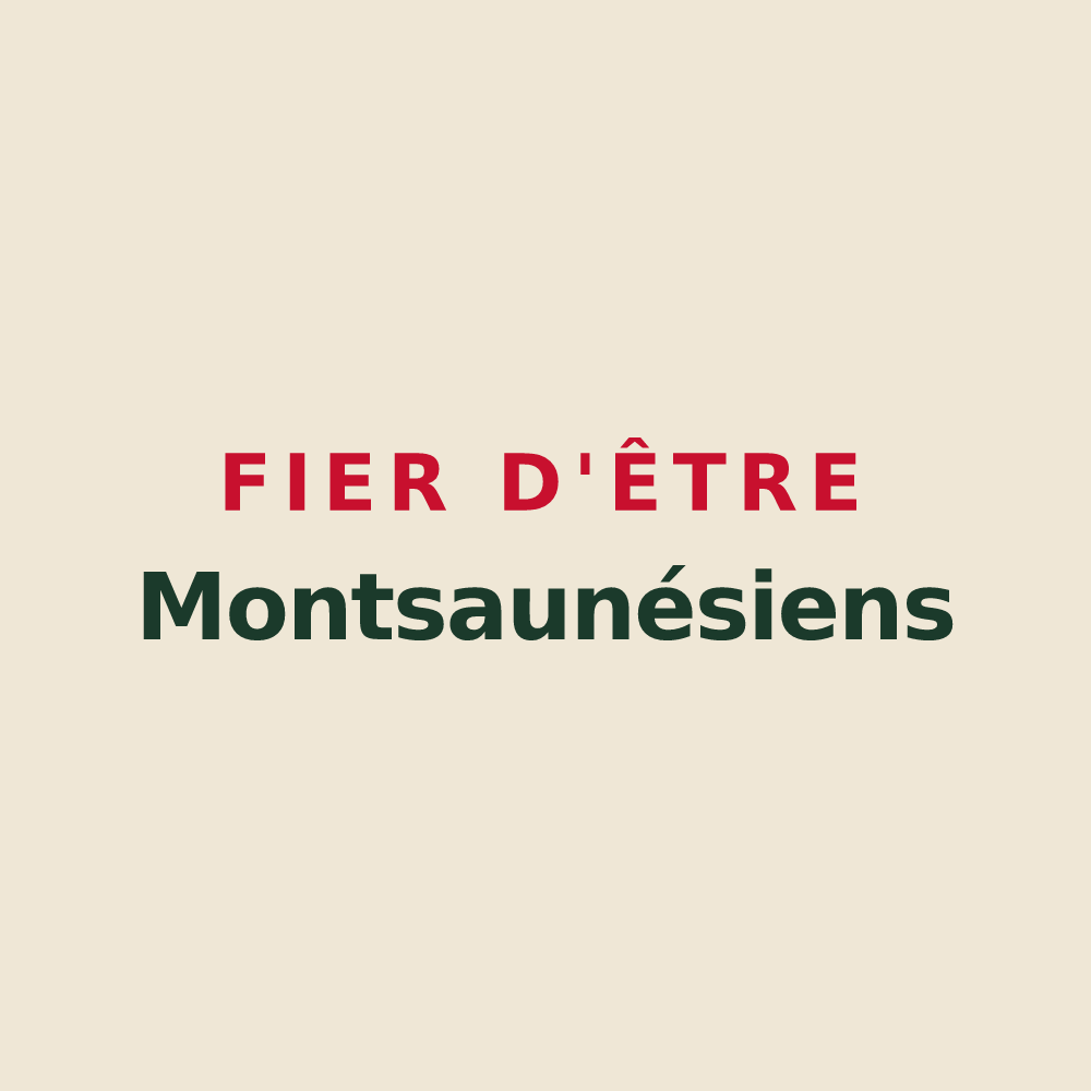 Tote bag « Fier d'être Montsaunésiens » — design pour Montsaunès