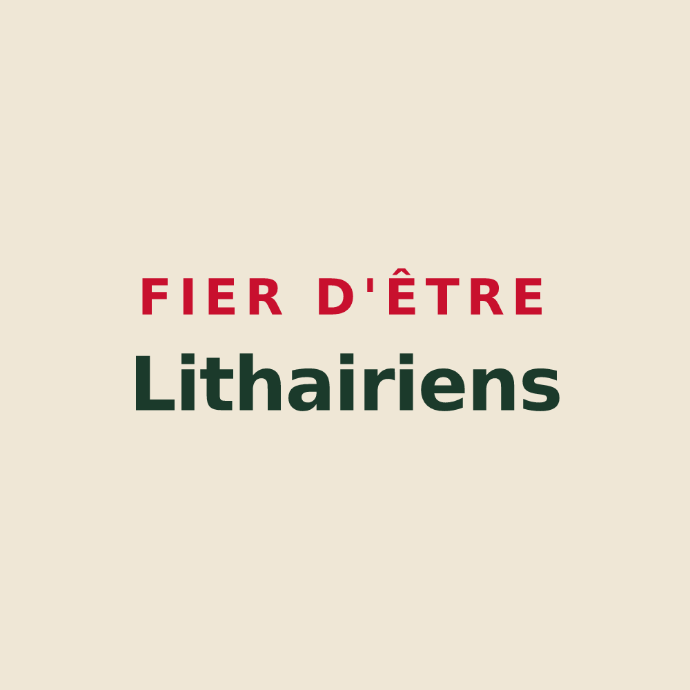 Tote bag « Fier d'être Lithairiens » — design pour Montsenelle