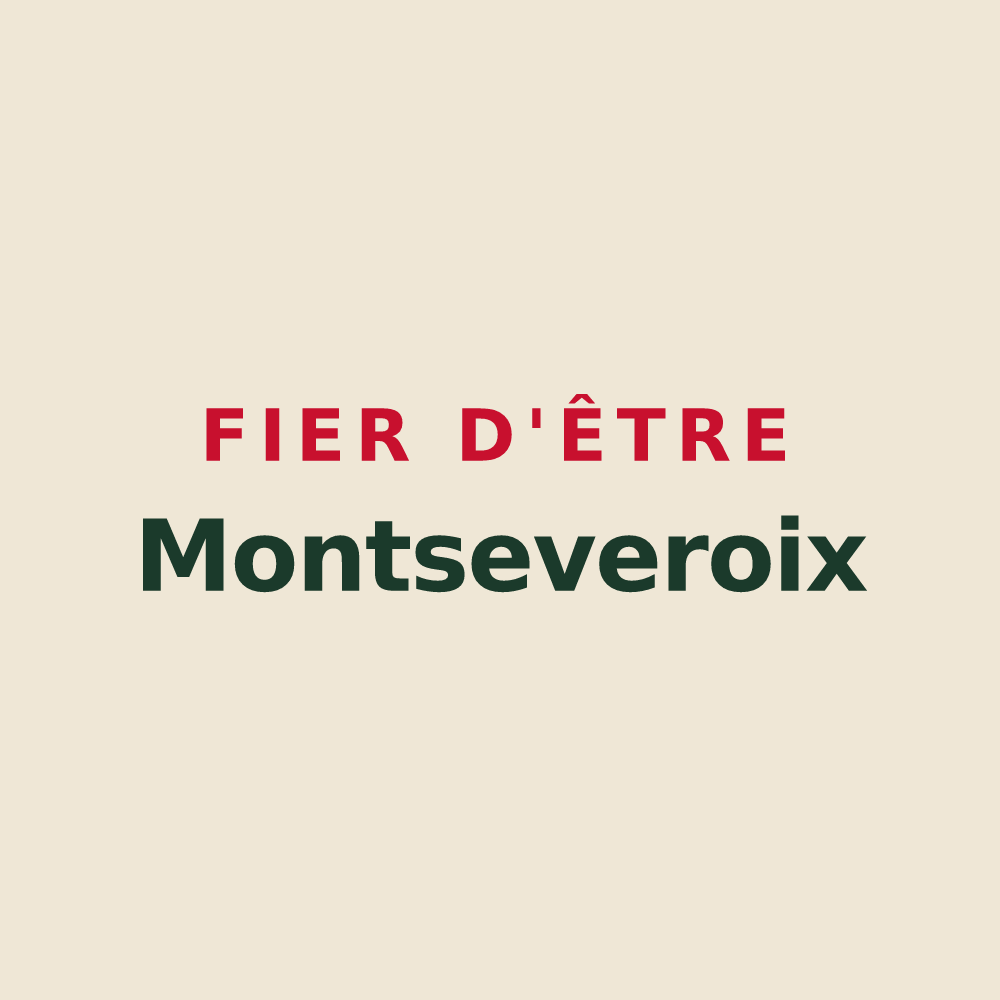 Tote bag « Fier d'être Montseveroix » — design pour Montseveroux