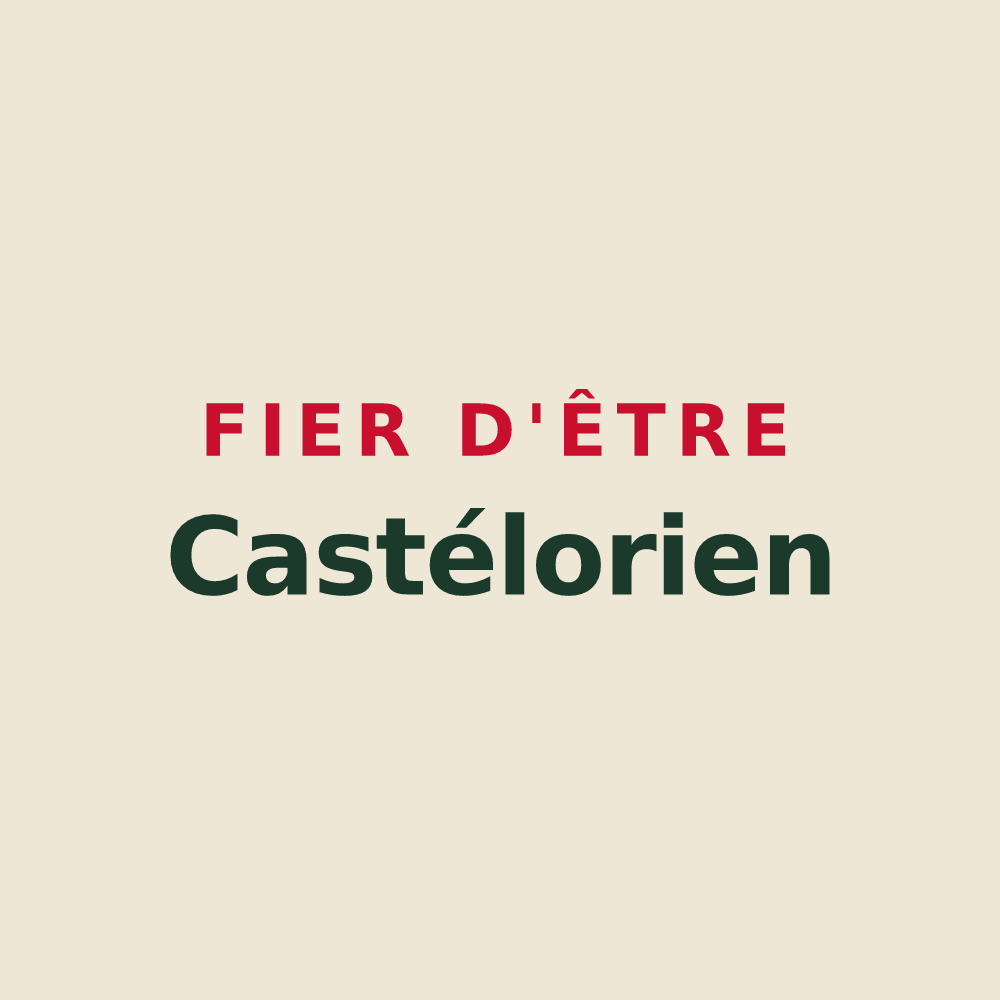 Tote bag « Fier d'être Castélorien » — design pour Montval-sur-Loir