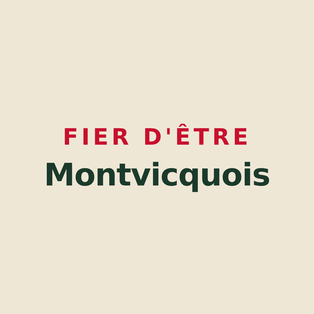Tote bag « Fier d'être Montvicquois » — design pour Montvicq
