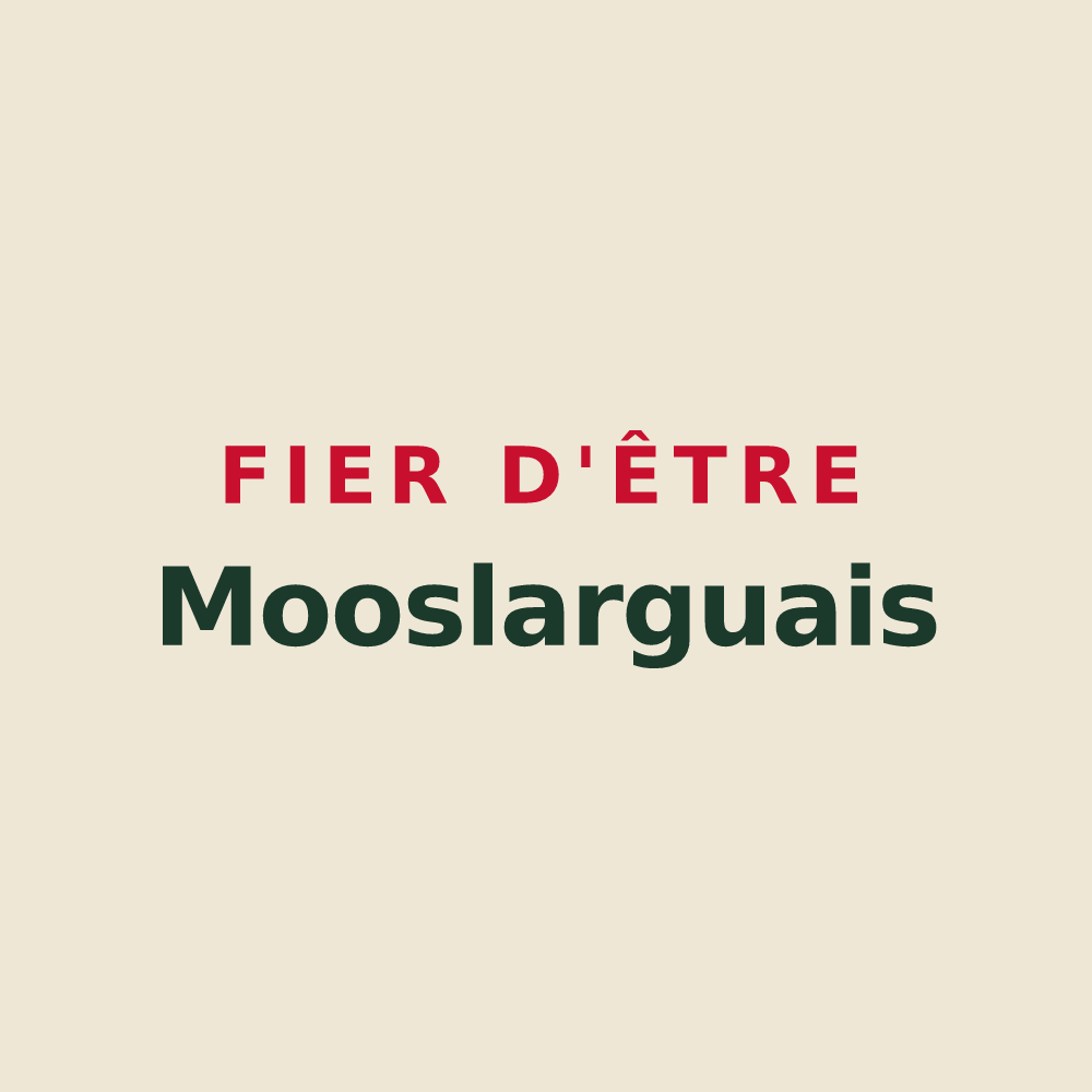 Tote bag « Fier d'être Mooslarguais » — design pour Mooslargue