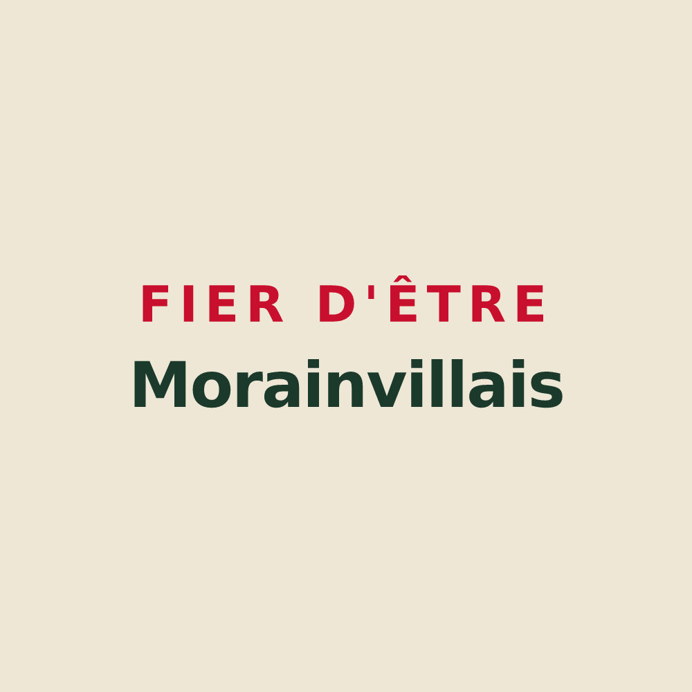 Tote bag « Fier d'être Morainvillais » — design pour Morainville-Jouveaux
