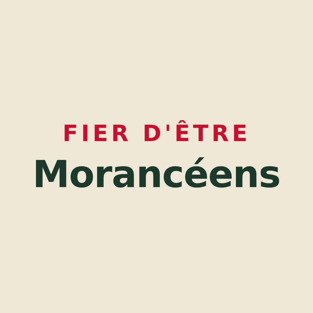 Tote bag « Fier d'être Morancéens » — design pour Morancé