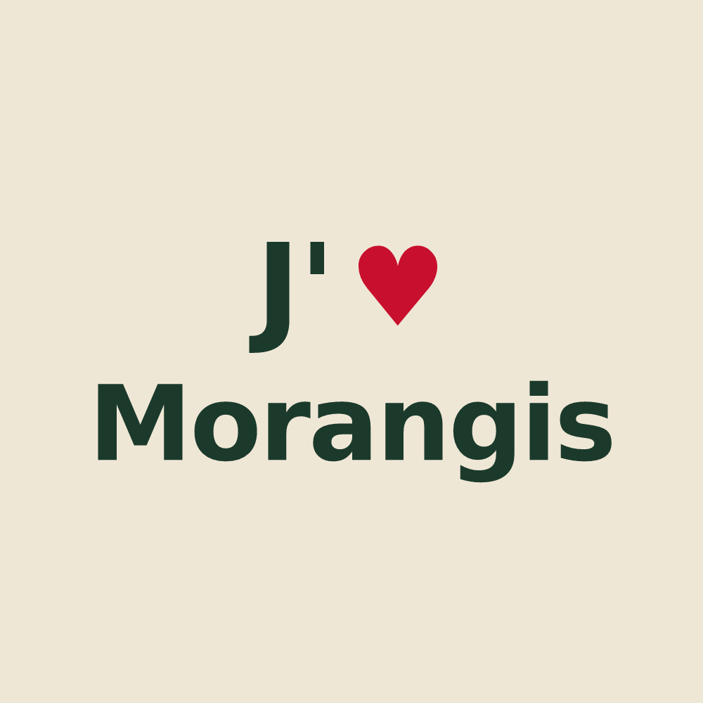 Tote bag personnalisé Morangis — design J'aime Morangis