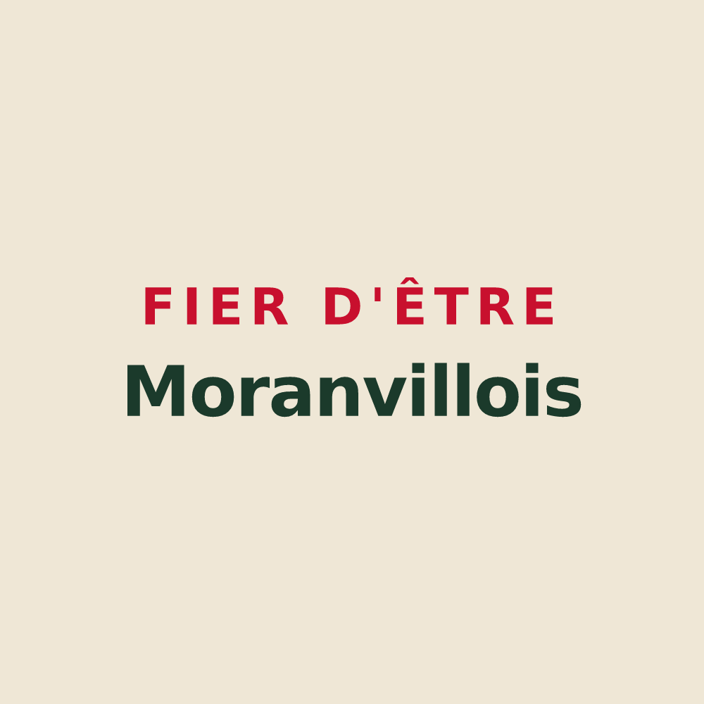 Tote bag « Fier d'être Moranvillois » — design pour Moranville