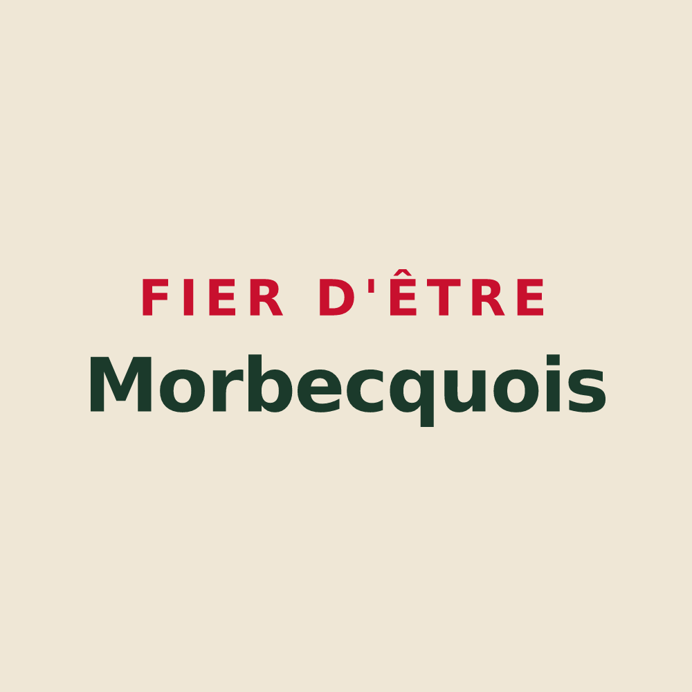 Tote bag « Fier d'être Morbecquois » — design pour Morbecque