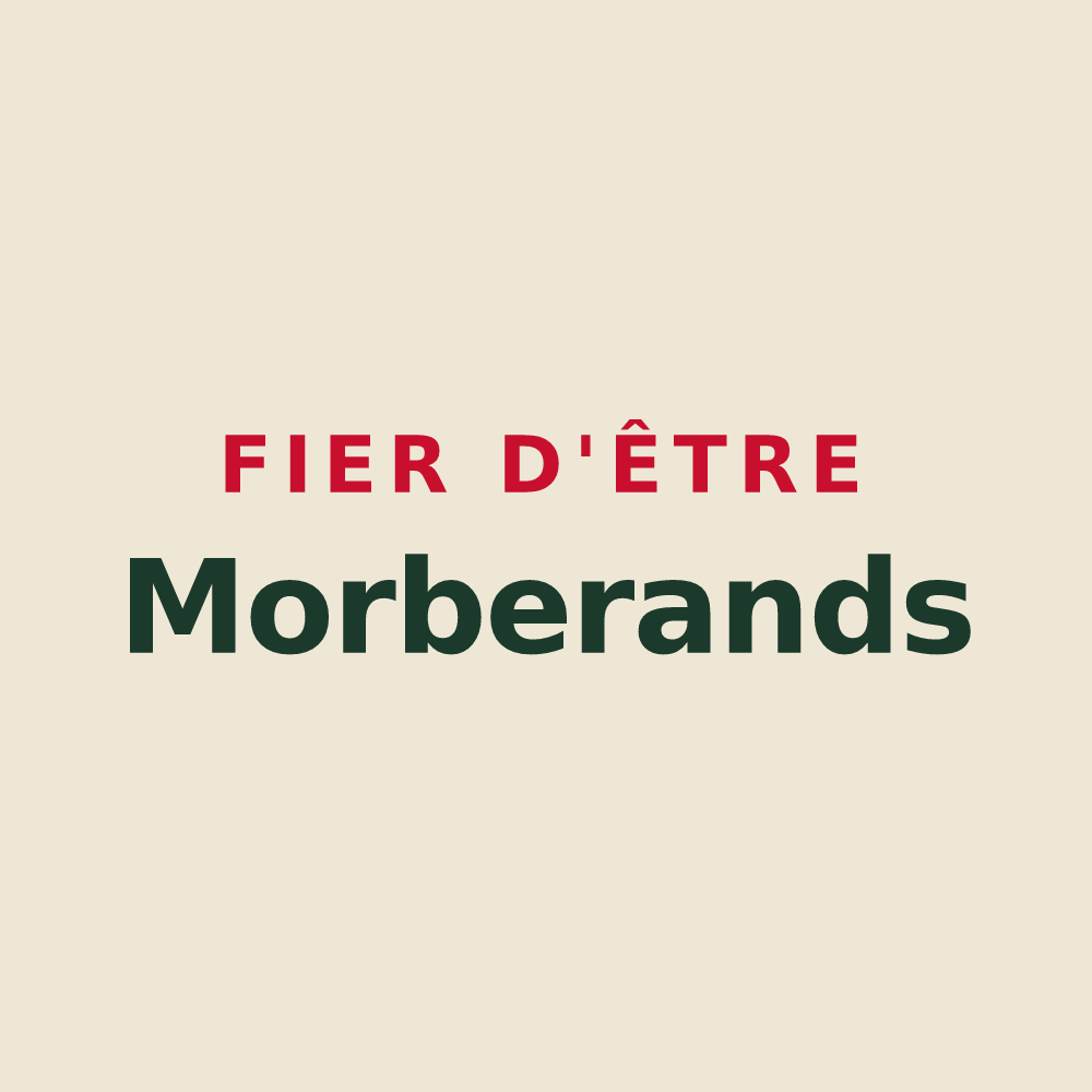 Tote bag « Fier d'être Morberands » — design pour Morbier