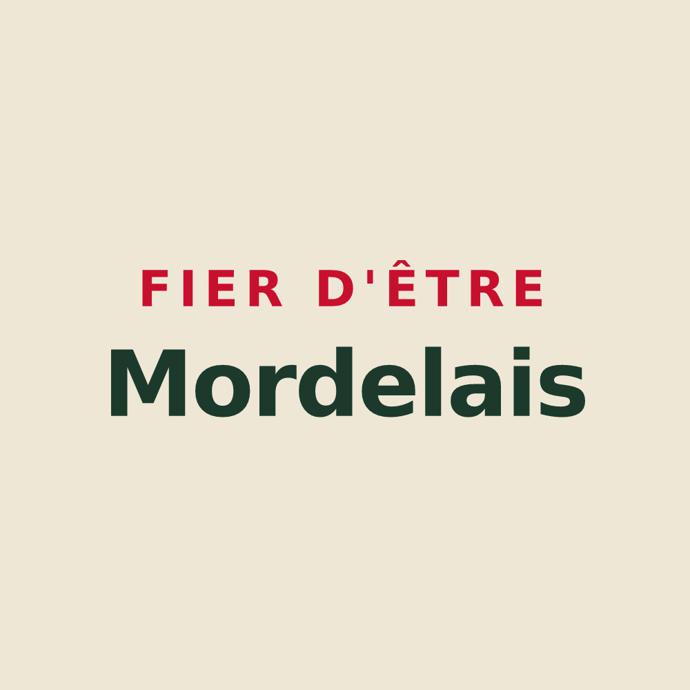 Tote bag « Fier d'être Mordelais » — design pour Mordelles