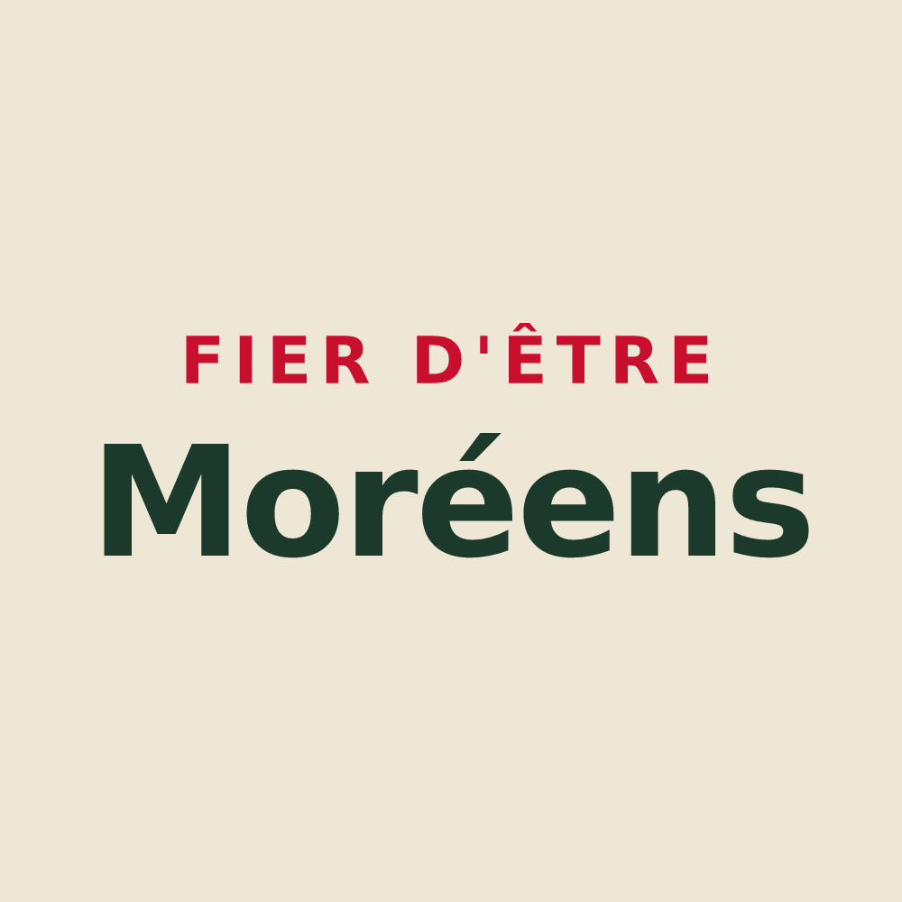 Tote bag « Fier d'être Moréens » — design pour Morée