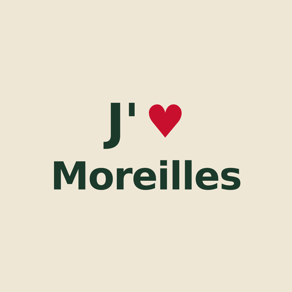 Tote bag personnalisé Moreilles — design J'aime Moreilles