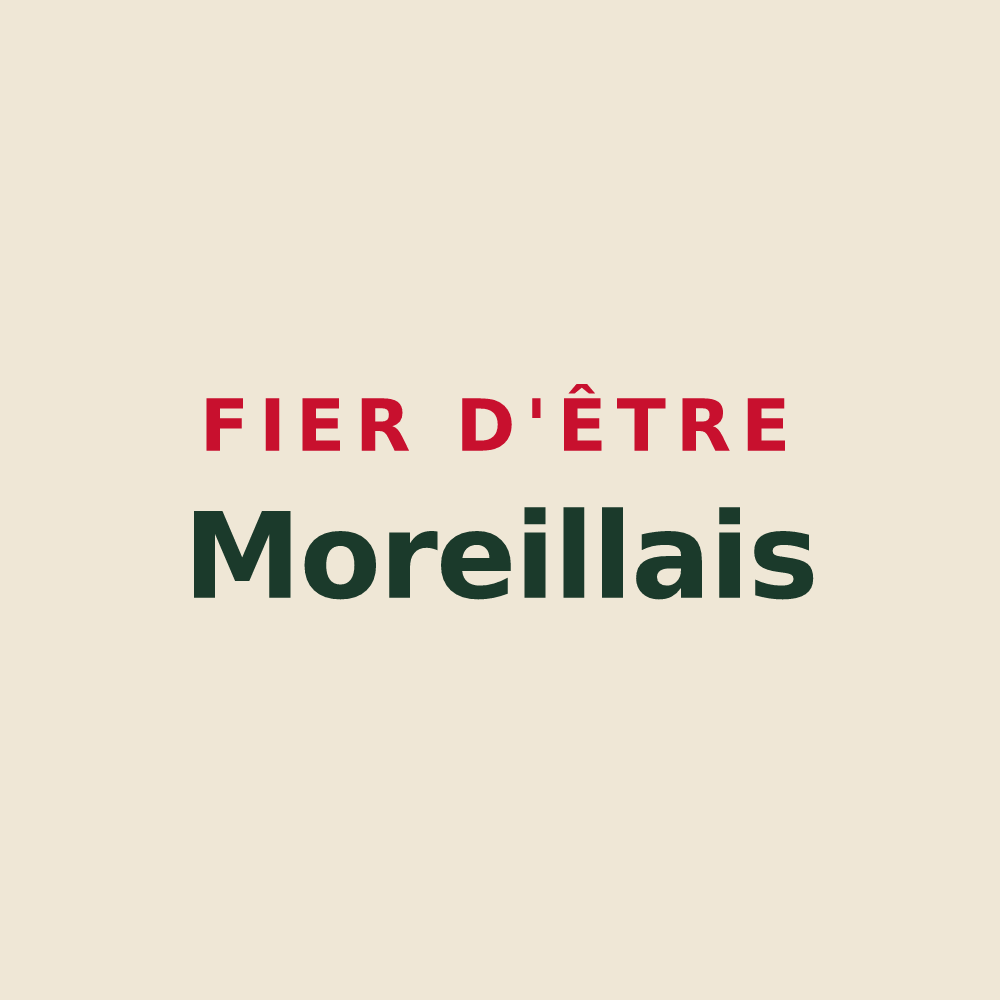 Tote bag « Fier d'être Moreillais » — design pour Moreilles