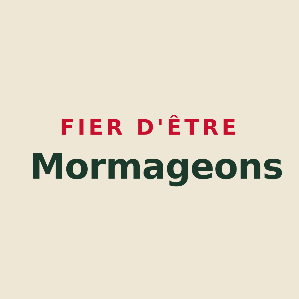 Tote bag « Fier d'être Mormageons » — design pour Morelmaison