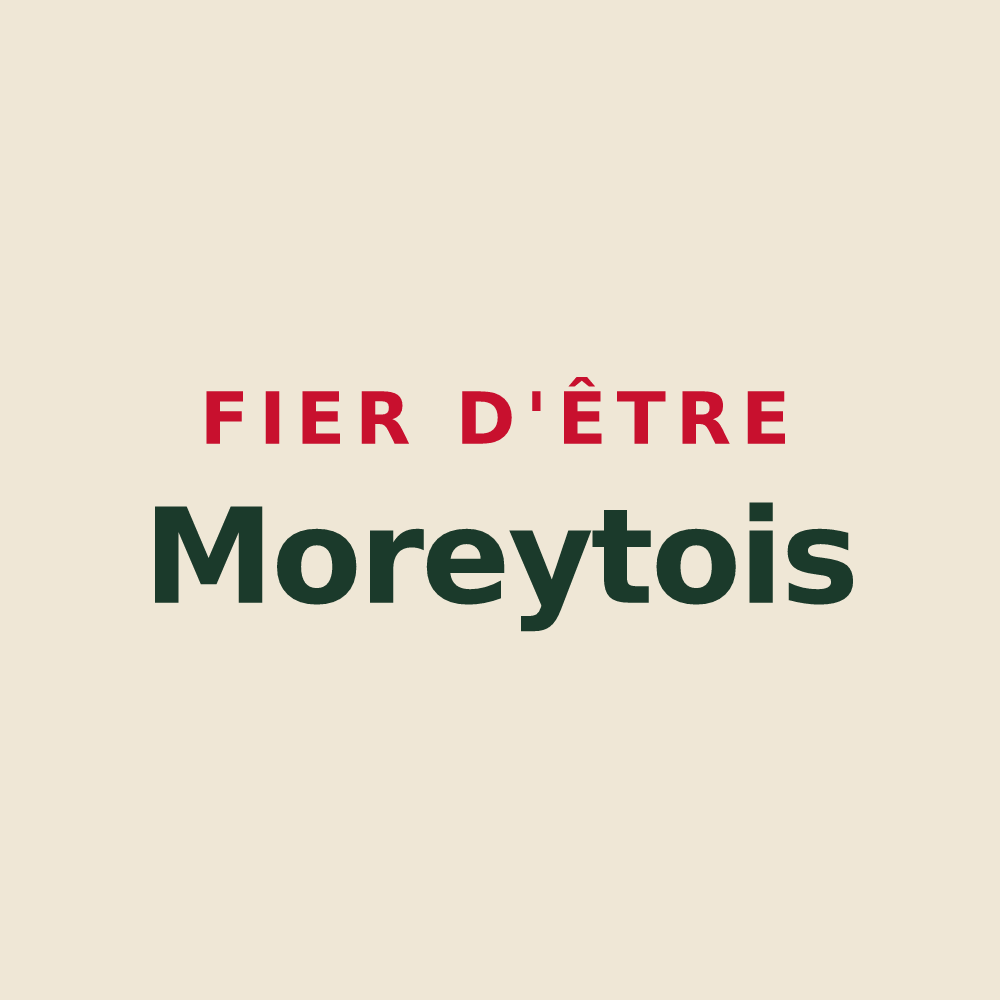 Tote bag « Fier d'être Moreytois » — design pour Morey