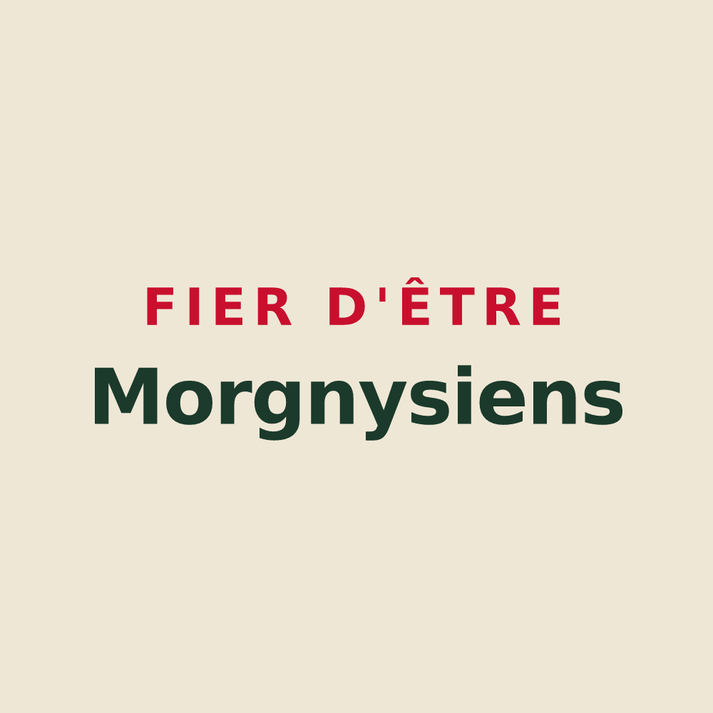 Tote bag « Fier d'être Morgnysiens » — design pour Morgny