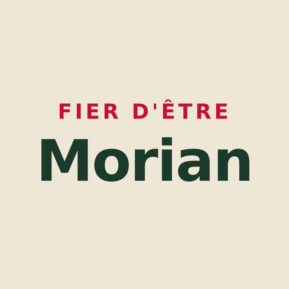 Tote bag « Fier d'être Morian » — design pour Moriat
