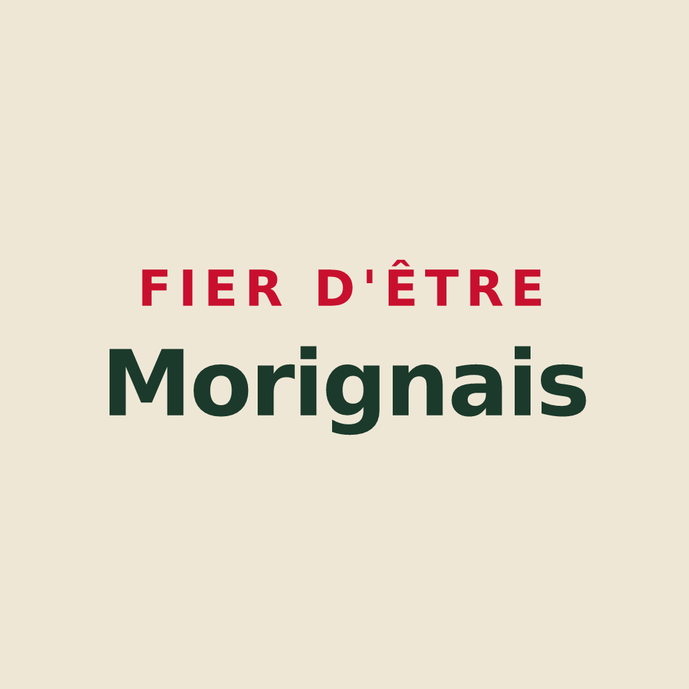 Tote bag « Fier d'être Morignais » — design pour Morigny