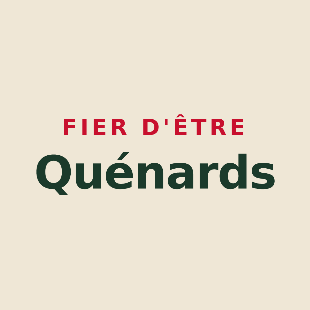 Tote bag « Fier d'être Quénards » — design pour Morizécourt