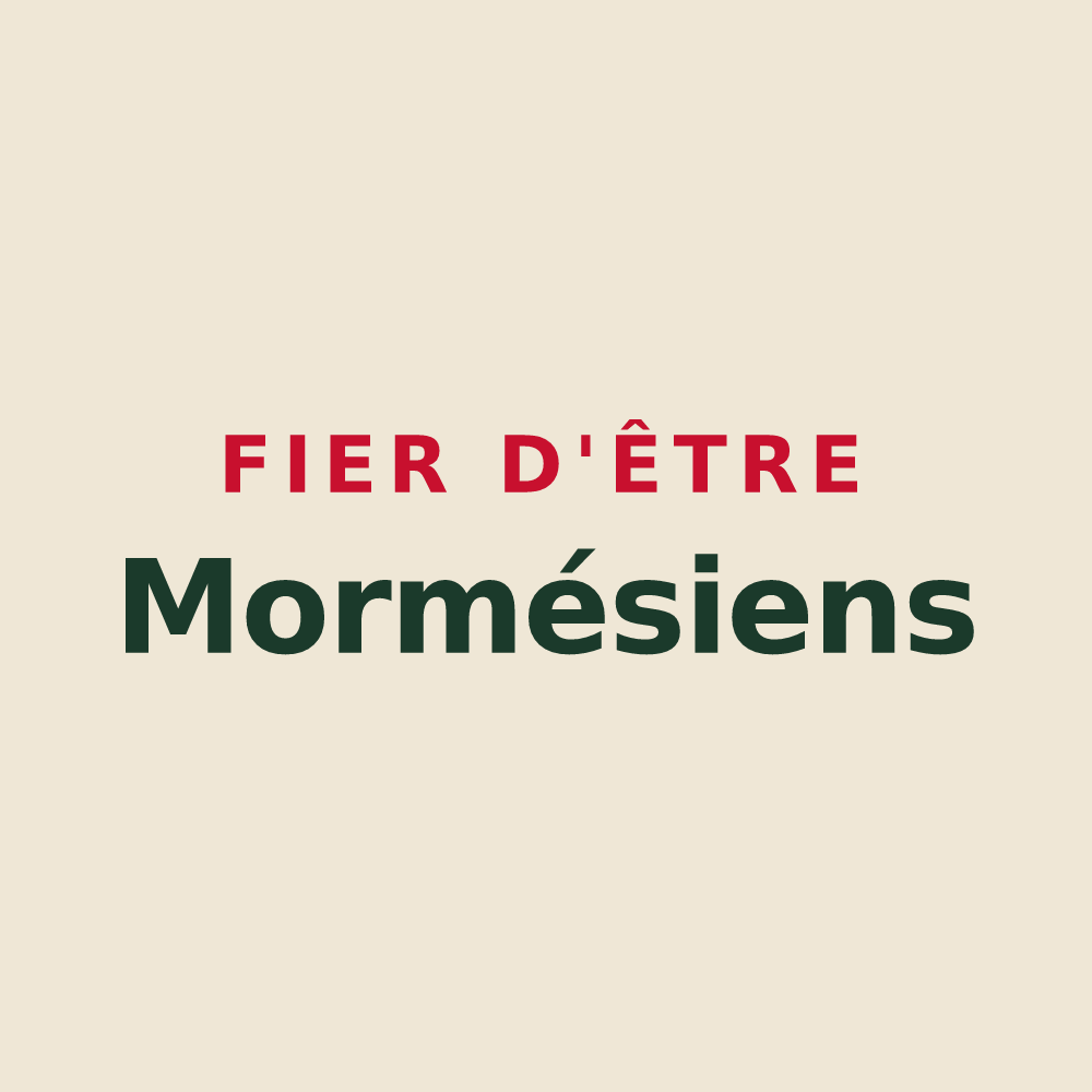 Tote bag « Fier d'être Mormésiens » — design pour Mormès
