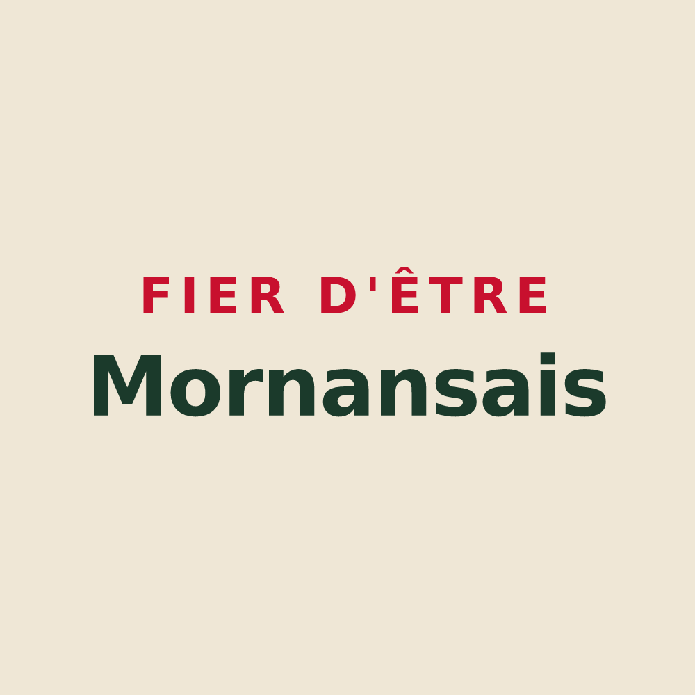 Tote bag « Fier d'être Mornansais » — design pour Mornans