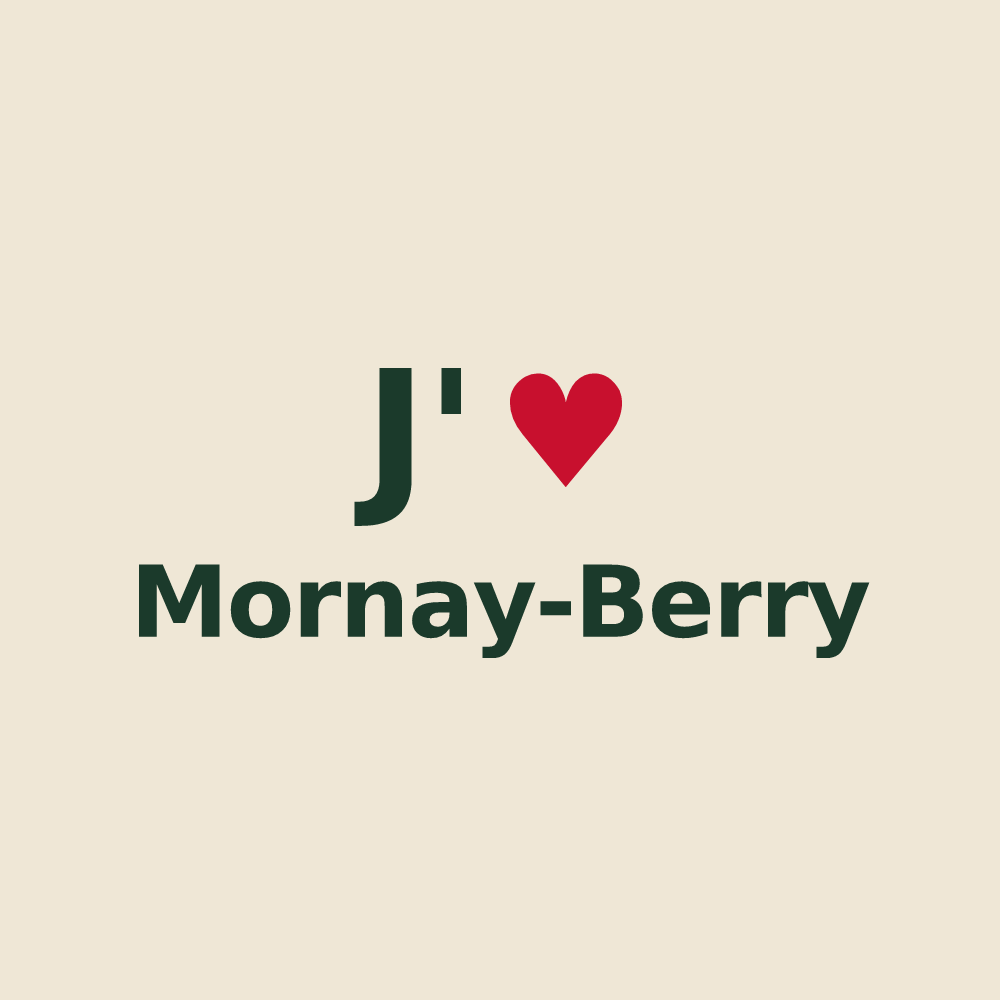 Tote bag personnalisé Mornay-Berry — design J'aime Mornay-Berry
