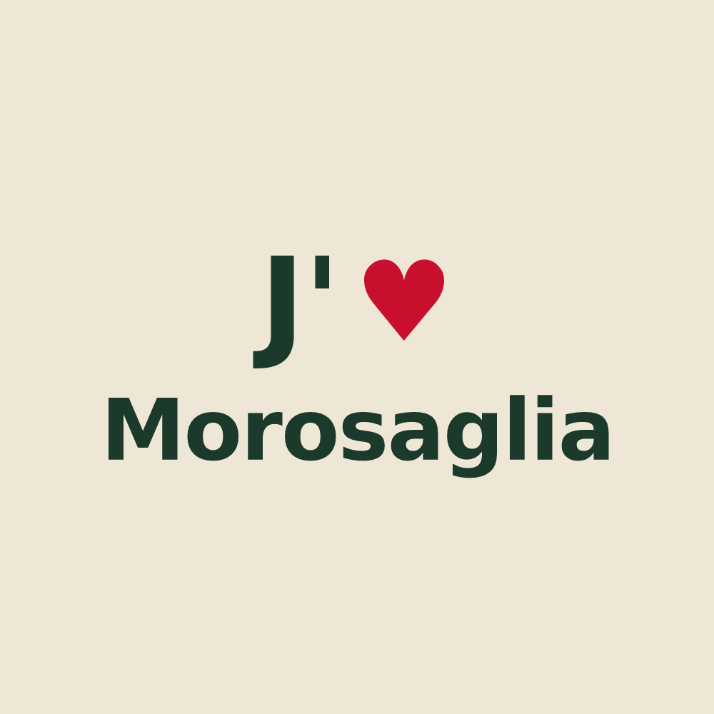Tote bag personnalisé Morosaglia — design J'aime Morosaglia