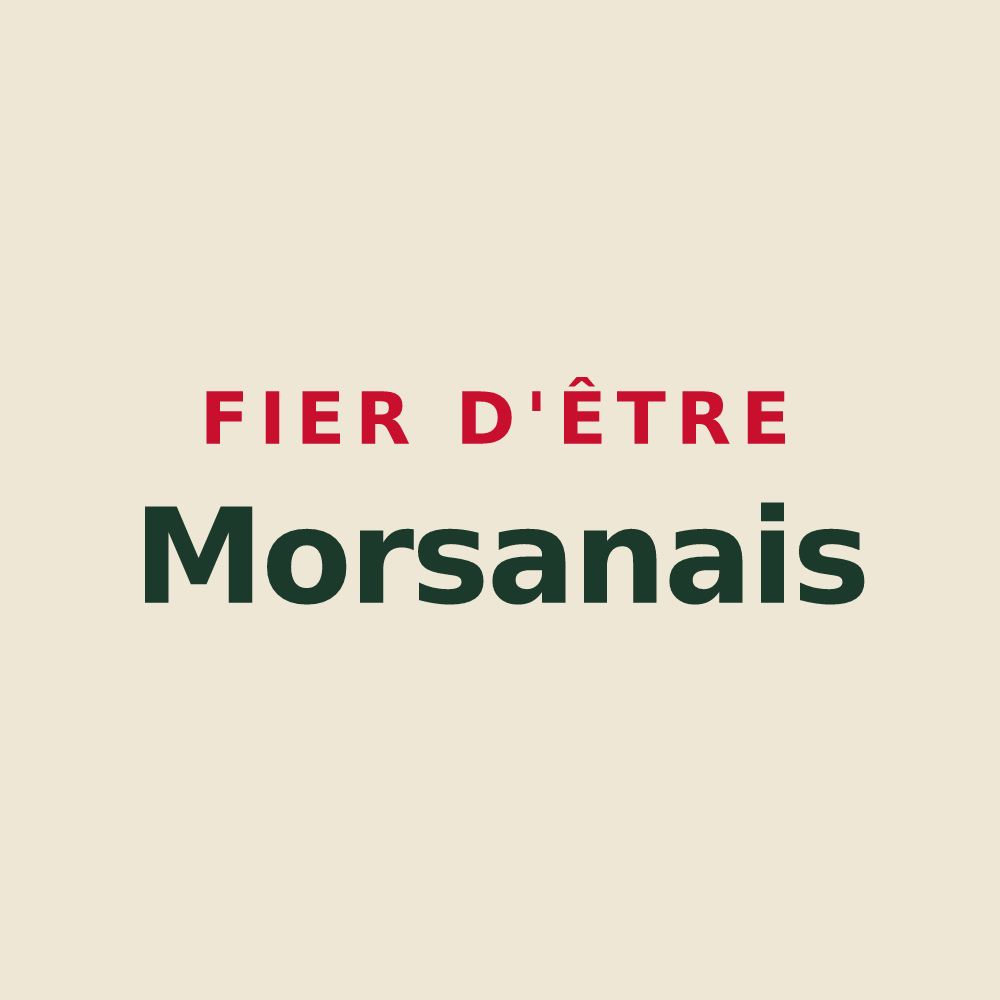 Tote bag « Fier d'être Morsanais » — design pour Morsan