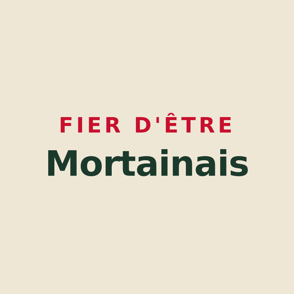 Tote bag « Fier d'être Mortainais » — design pour Mortain-Bocage