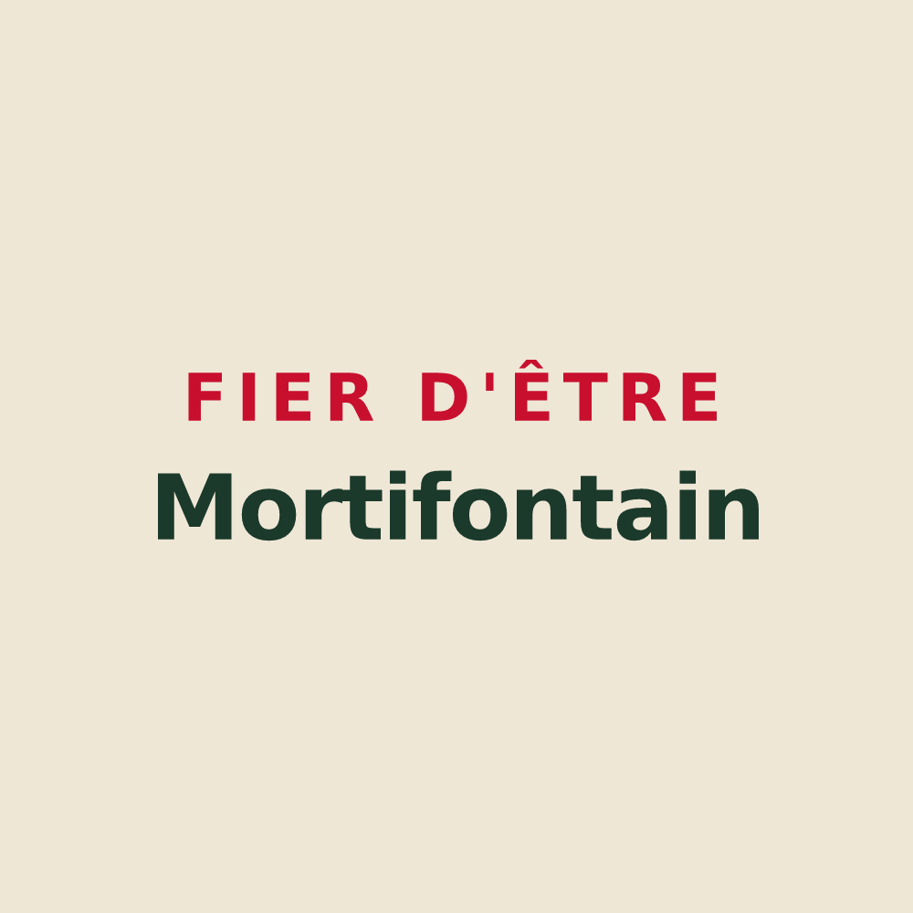 Tote bag « Fier d'être Mortifontain » — design pour Mortefontaine