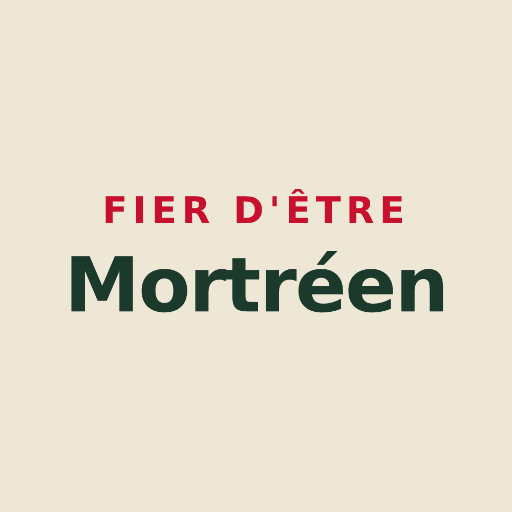 Tote bag « Fier d'être Mortréen » — design pour Mortrée