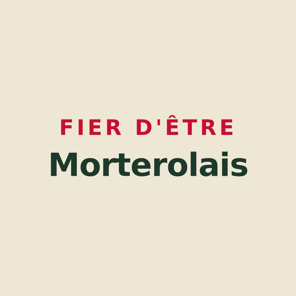 Tote bag « Fier d'être Morterolais » — design pour Mortroux