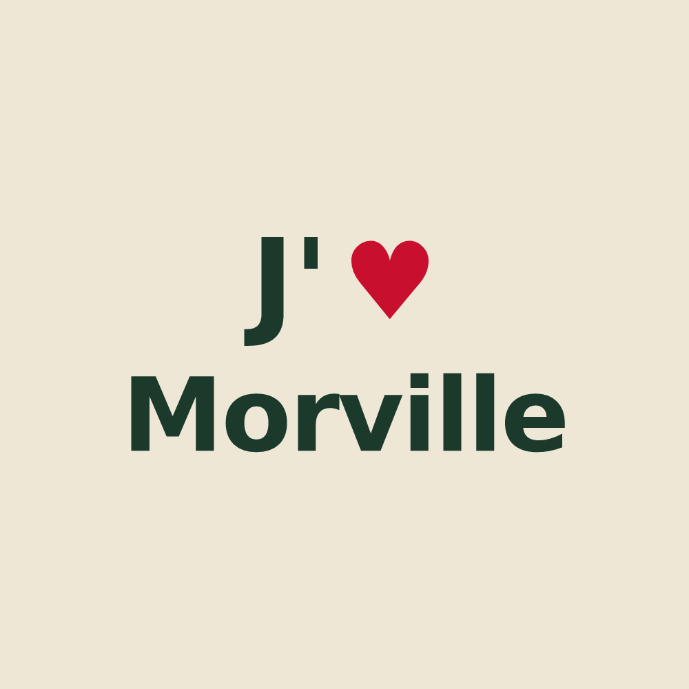 Tote bag personnalisé Morville — design J'aime Morville