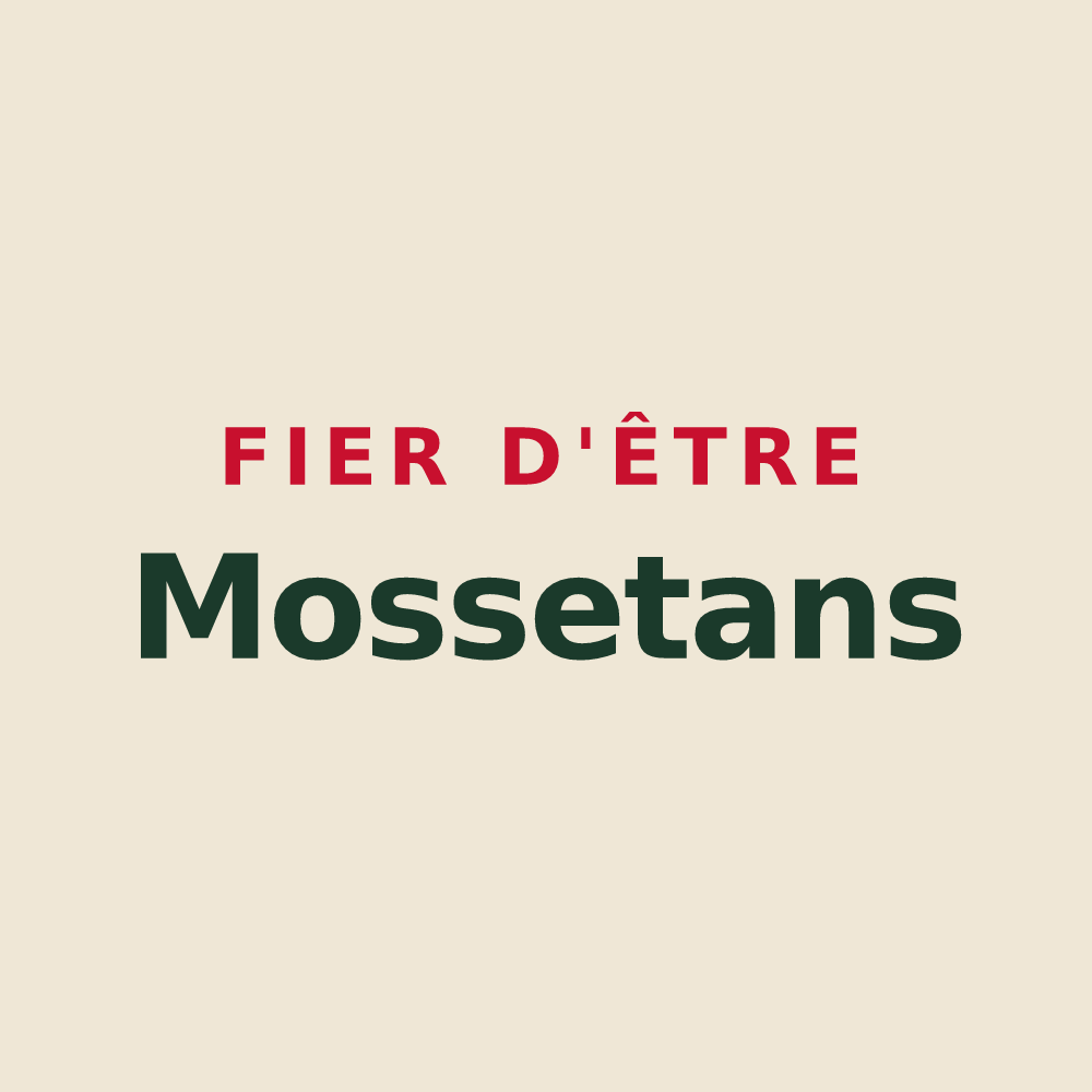 Tote bag « Fier d'être Mossetans » — design pour Mosset