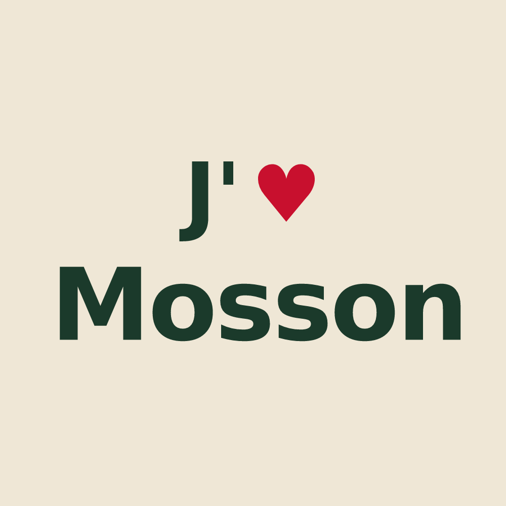 Tote bag personnalisé Mosson — design J'aime Mosson