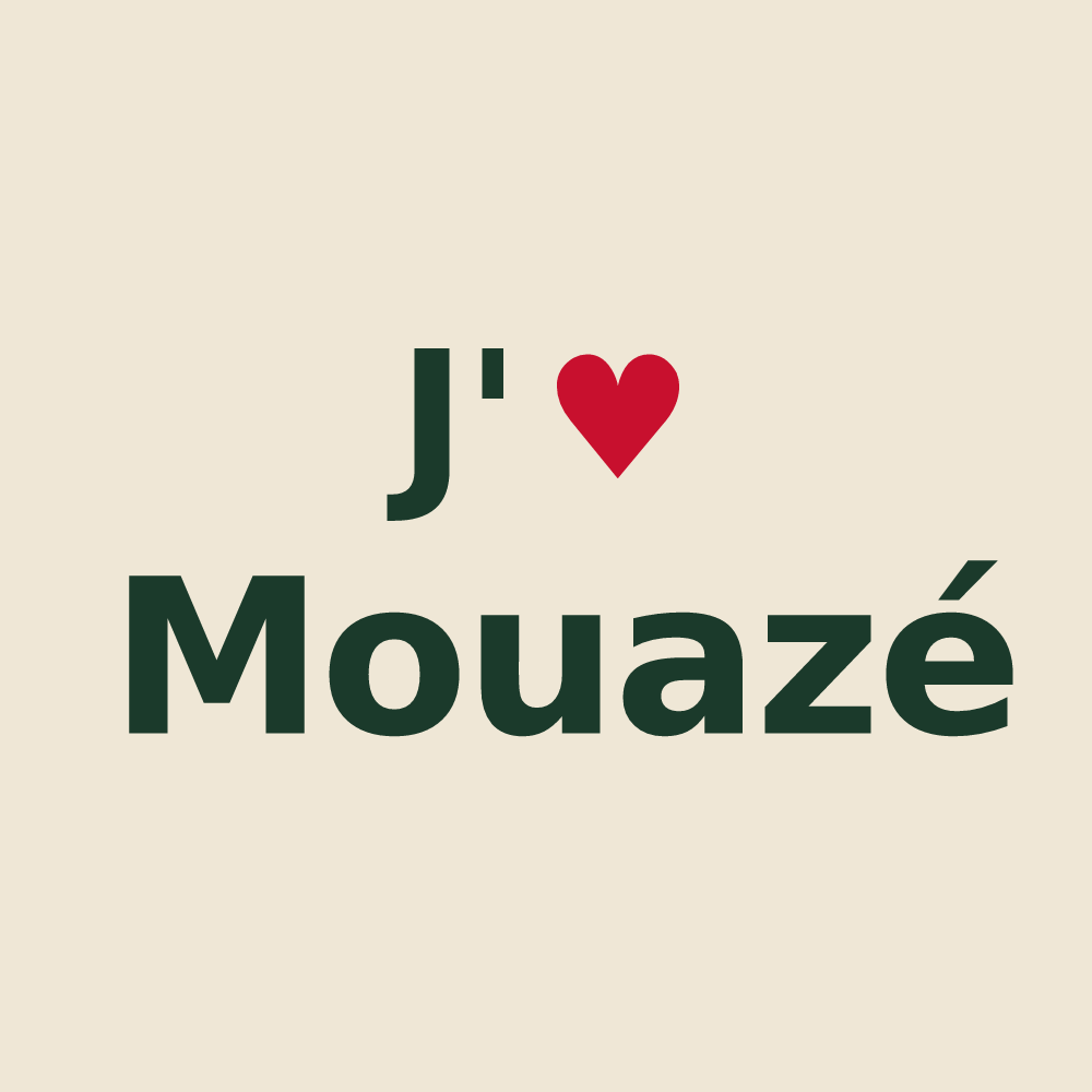 Tote bag personnalisé Mouazé — design J'aime Mouazé