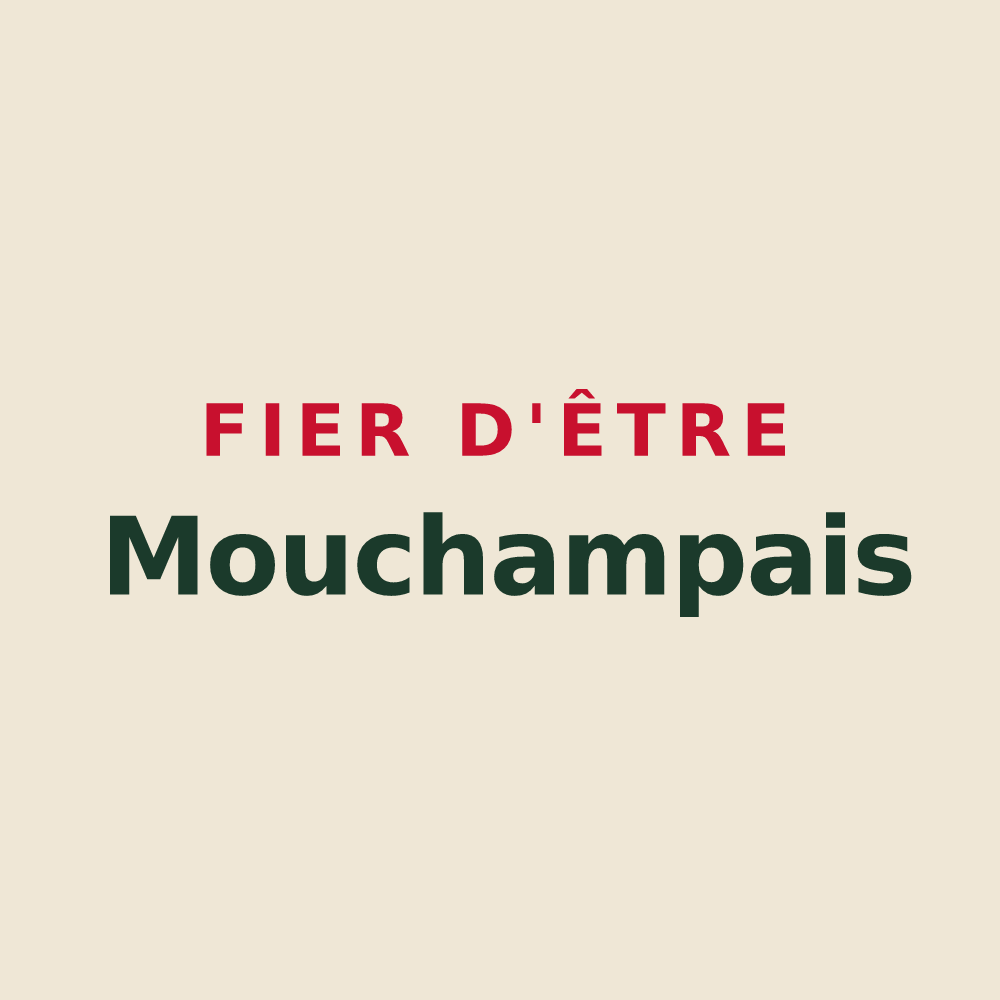 Tote bag « Fier d'être Mouchampais » — design pour Mouchamps