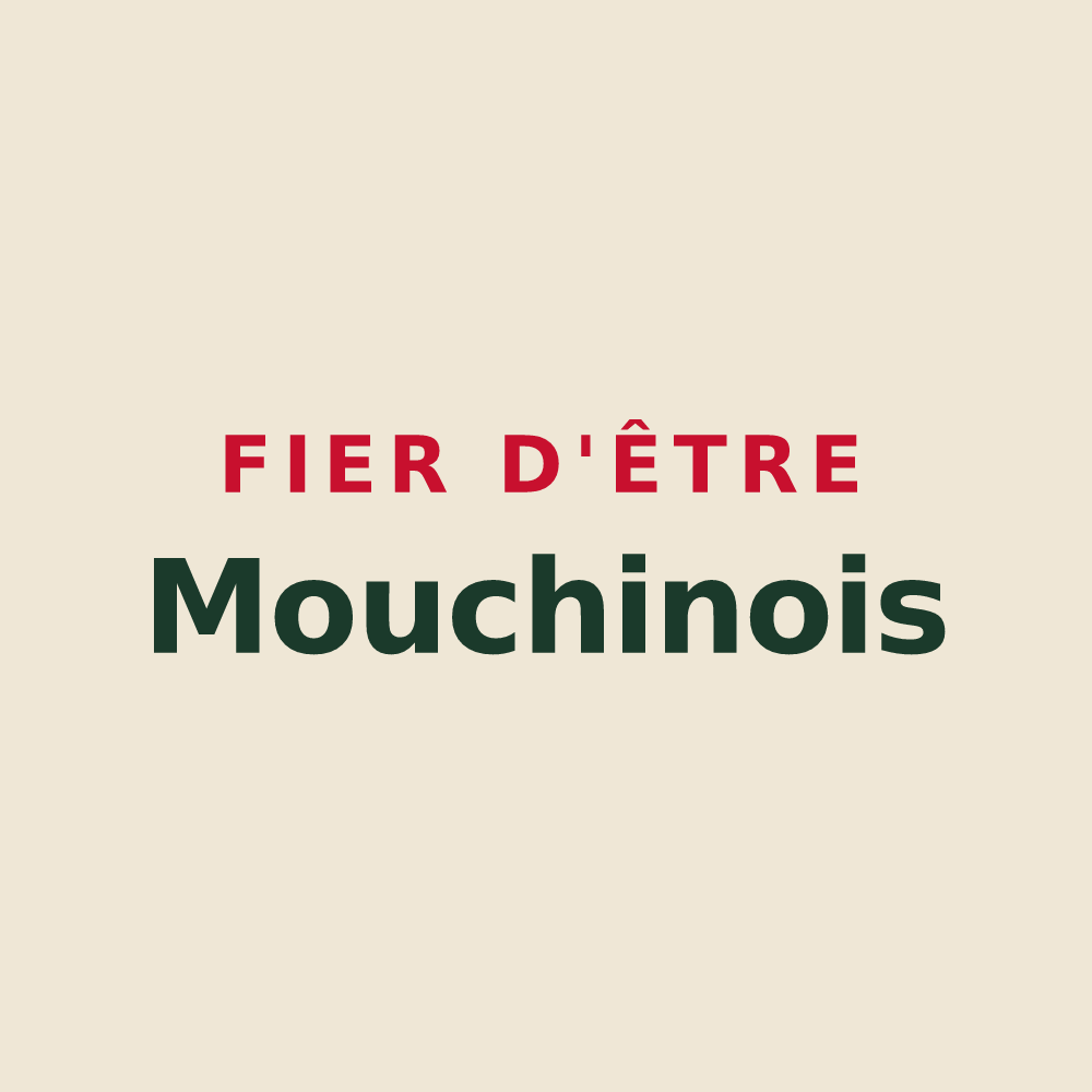 Tote bag « Fier d'être Mouchinois » — design pour Mouchin